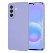 Silikonski ovitek Techsuit SoftFlex za Samsung Galaxy A57 - svetlo vijoličen