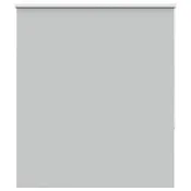 Vidaxl roleta Blackout svetlo siva 135x130 cm Širina tkanine 131,6 cm