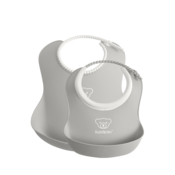 Feeding Bib Set, 2-pack - Grey