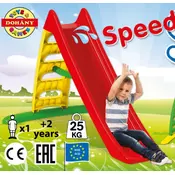 Dohany Super Speed - Tobogan za decu sa priključkom za vodu 170 cm - Crveni (463)