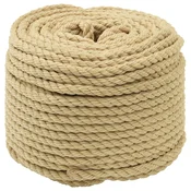 vidaXL Rop za čoln 0.8 mm 50 m Naravna