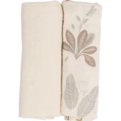 Bubaba by FreeON tetra plenica muslin 2/1 listki, 70 x 70 cm beige