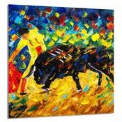 shumee STEKLENA PLOŠČA ZA KUHINJO 60x65 Bull