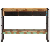 MAISON CHIC konzolna miza - miza ob steni 110x30x76 cm trden predelan les, (21786073)