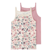 NAME IT Spodnja majica NOSTALGIA FLOWER, roza