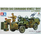 Britanski SAS Commando Vozilo 1944 (z 2 figurama)