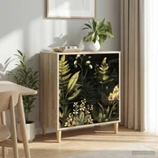vidaXL Predalni šafka RHENEN Tisk tropskega gozda 66 x 36,5 x 75 cm