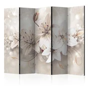 artgeist Paravan Diamond Lilies I, 5-Delni, Dvostranski