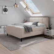 Bessagi Home Postelja Z Vzmetnico Marbella, 180x200, Bež, Z Nadvložkom