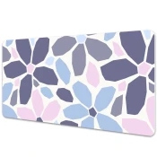 Decormat Podloga za pisalno mizo Geometrijske rože 120x60 cm