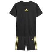 adidas Train Essentials 3-Stripes Tee Set Kids Črna