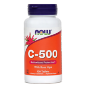 Vitamin C NOW, 500 mg (100 tableta)