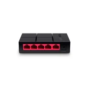 Mercusys MS105G mrežno stikalo Brez upravljanja Gigabit Ethernet (10/100/1000) Črna