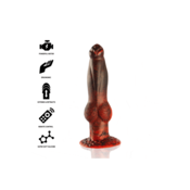 EPIC - PROMETHEUS DILDO TITAN IN FLAMES RECHARGEABLE REMOTE CONTROL