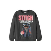 NAME IT Majica NKFJYNI STITCH temno modra / malina / črna / off-bela