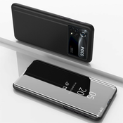 Etui Mirror za Xiaomi Poco M4 Pro 4G - črn