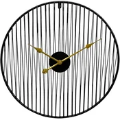 Dizajnerska stenska ura Decore 2 Black 60cm