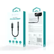 Devia ST111172 iPure serija Lightning/AUX 3,5 mm crni audio adapter