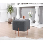 Atelier del Sofa Tabure 40x42x40cm, Tamnosivo