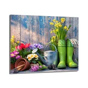 shumee Steklena zaščitna plošča za štedilnik 60x52 Garden