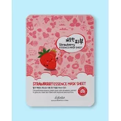 Esfolio Tkaninska maska z izvlečkom jagode Pure Skin Strawberry Essence Mask Sheet - 25 ml/1 kos