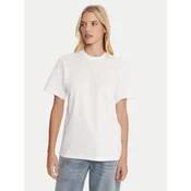 HUGO Majica Vintage 50550901 Bela Relaxed Fit