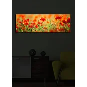 Wallity Slika na platnu sa LED osvetljenjem 30x90cm