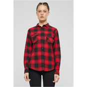 Amy Flanell Girls Shirt red/black