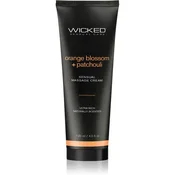 Wicked Sensual massage cream masažna krema Orange Blossom + Patchouli 120 ml