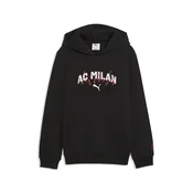 PUMA AC Milan FtblCulture Hoodie Youth, Football, Black/White, 15-16Y