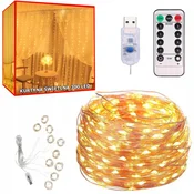 shumee SVETLOBNA ZAVESA 300 LED TOPLA (100) GAB_B