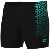 Arena kikko v swim mid jammer black/water m - uk34