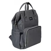 KikkaBoo torba za mame siena dark grey ( KKB80060 )