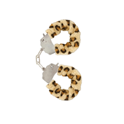 Furry Fun Cuffs Leopard - metalno-krznene lisice