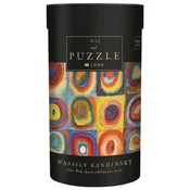 PUZZLE 1000 KOM TUBA ART.12 WASSILY KANDINSKY SQUARES WITH CONCENTRIC CIRCLES INTERDRUK