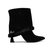 KARL LAGERFELD Škornji Debutante KL32052 Črna