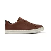 Camper za moške. K100226-140 Runner Four rjave usnjene športne copate (41), Rjava, Ravna stran, 1 do 3 cm, Čipke, Priložnostn