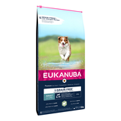 Eukanuba Grain Free Adult Small & Medium Breed jagnjetina - 12 kg
