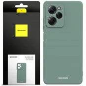 Spacecase SPACECASE SILIKONSKI OVITEK POCO X5 PRO 5G TEMNO ZELEN OVITEK, (21962289)