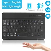 KJB Polnilna Bluetooth tipkovnica, angleška črna izvedba 10 palcev