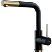 LUISINA kuhinjska armatura RC304DO718, inox massiv - PVD mat črno zlata