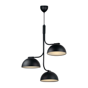 DFTP by Nordlux - Viseci luster na sajli TULLIO 3xE14/25W/230V crna