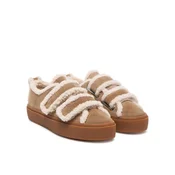 Inuikii Superge Shearling Low Velcro 1001.001.0231 Bež