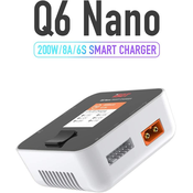 ISDT Q6 Nano polnilec/balansirni polnilec | 200W 8A za 2-6S LiPo Li-Hv Li-Ion NiMH | LCD zaslon, možnost nadgradnje strojne programske opreme, majhen