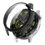 Ovitek z zaščito zaslona Techsuit Defense360 Pro za Huawei Watch GT 4 46mm - črn