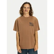 DC Shoes Majica Parts Dep EDYZT04366 Rjava Regular Fit