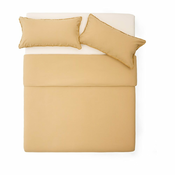 Senf žuta posteljina za bracni krevet/za produženi krevet od pamucnog perkala 240x220 cm Sifinia – Kave Home