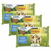 FRISKIES Junior multipack s piščancem v soku 12 x 85 g