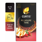CURTIS Crni caj sa komadicima jabuke, šipurkom, aromom pitaje i karamele Pleasure Time, 25x1,5g