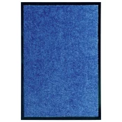 Vidaxl Pralni predpražnik moder 40x60 cm